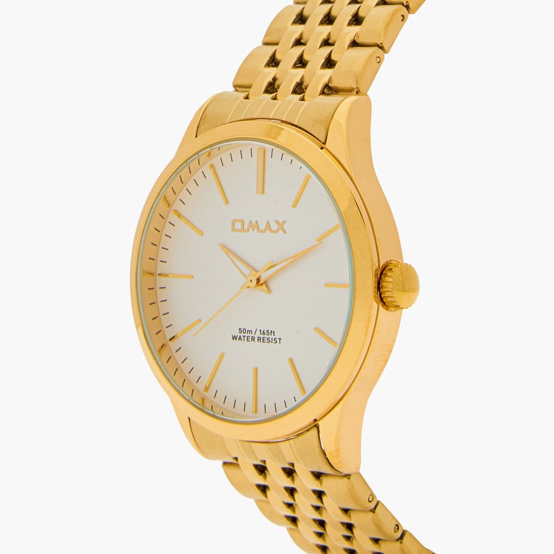 OMAX Gold Analog Wrist Watch for Men - Image 4
